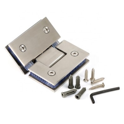 135 Degree Stainless Steel Shower Door Hinges Mirror Polishing Door Hinge Glass Shower Hinge