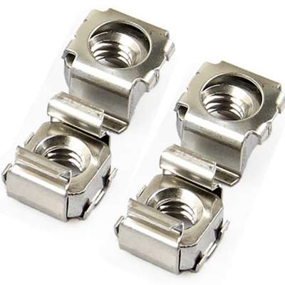 M4 M6 Spring Sheet Metal Cage Clip Square Speed Cage Nut