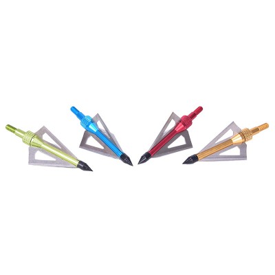 Hunting Archery Broadheads 100 Grain 3 Blade Wide Screw Tips Arrowheads For Shooting Training