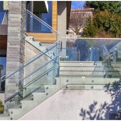 Universal Stainless Steel Wall Mount Glass Fixing Balustrade Stair Railing Standoff